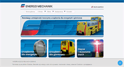 Desktop Screenshot of energomechanik.pl